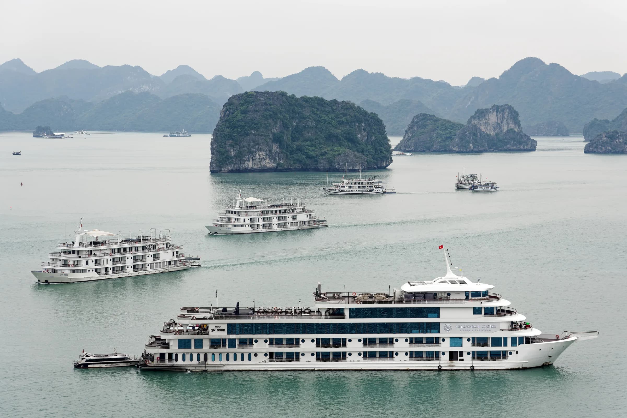 Vịnh Hạ Long nhìn từ đảo Ti Tốp, Quảng Ninh